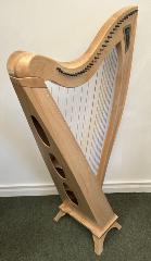Dusty Strings FH 34 Lever Harp: Maple with Camac levers