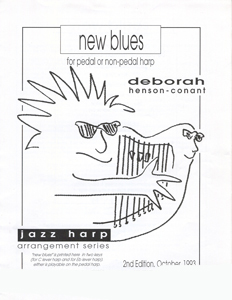 New Blues For Pedal or Non-Pedal Harp - Deborah Henson-Conant