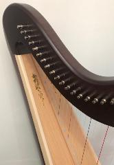 L&H Prelude 40 Lever Harp LH63713 : Mahogany