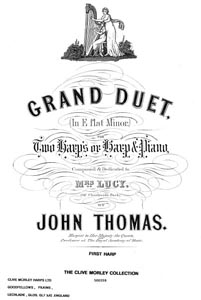 Grand Duet In E Flat Minor for Two Harps - John Thomas