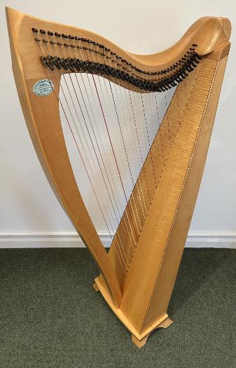 Dusty Strings FH 36 H Lever Harp in Maple 2nd Hand - in Stock