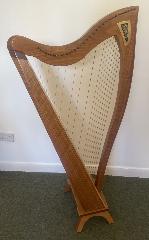 Dusty Strings FH 34 Lever Harp: Cherry with Camac Levers - in Stock