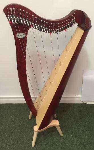 Salvi Juno 27 Lever Harp Mahogany L49464