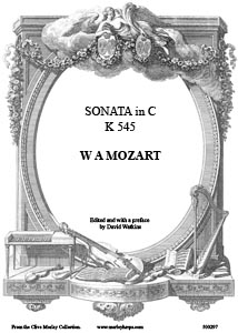Sonata in C K 545 - Download- W A Mozart