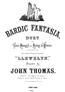 Bardic Fantasia Duet for 2 harps or harp and piano - Download John Thomas