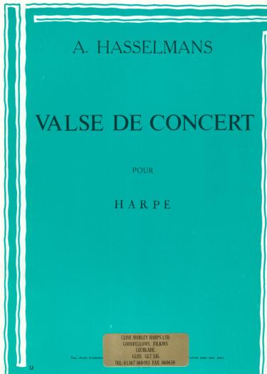 Valse de Concert pour harpe - Alphonse Hasselmans