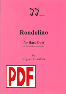 Rondolino for Harp Duet - Download - Stephen Dunstone