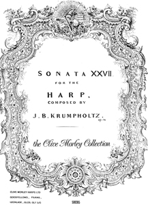 Sonata XXVII For the Harp Op. 14 No. 2 - J B Krumpholtz