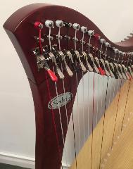 Salvi Juno 27 Lever Harp Mahogany L49464