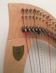 Lyon & Healy Ogden 34 Lever Harp Natural (LH4962)