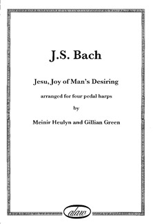 Jesu, Joy of Man's Desiring by J.S. Bach For Four Harps - Meinir Heulyn and Gillian Green