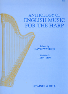Anthology of English Music for the Harp Volume 3 - Edited David Watkins