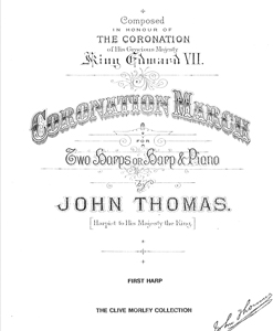 Coronation March for 2 Harps or Harp and Piano - John Thomas