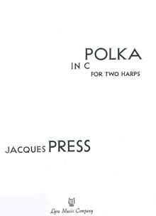 Polka in C For Two Harps - Jacques Press