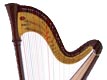 47 String Pedal Harps