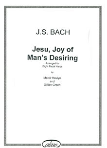 Jesu, Joy of Man's Desiring by J.S. Bach For Eight Harps - Meinir Heulyn and Gillian Green