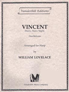 Vincent - Don Mclean, Arranged by William Lovelace