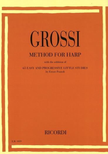 Method for Harp - Maria Grossi AND 65 Easy and Progressive Studies - Ettore Pozzoli English Version