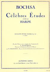 Célèbres Études Pour La Harpe: 40 Études Faciles, Op. 318 Cahier 1 - Bochsa