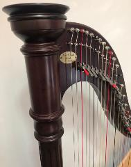 L&H Prelude 40 Lever Harp LH63504 : Mahogany - in Stock