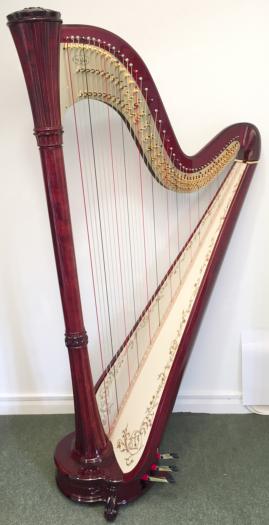 Salvi Diana 47 Pedal Harp: Mahogany - in Stock