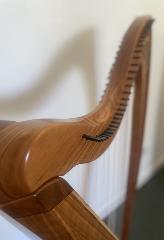 Dusty Strings FH 34 Lever Harp: Cherry with Camac Levers - in Stock