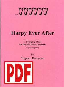Harpy Ever After - Download : A Swinging Blues for Flexible Harp Ensemble - Stephen Dunstone