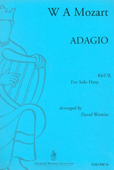 Adagio K617A by W. A. Mozart for Solo Harp - Arranged by David Watkins