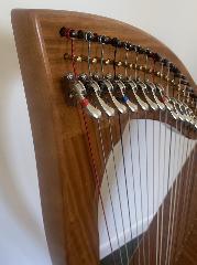 Dusty Strings FH 34 Lever Harp: Cherry with Camac Levers - in Stock