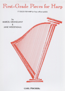 First Grade Pieces For Harp - Marcel Grandjany and Jane Weidensaul 