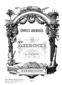Twelve Exercises for the Harp - Charles Oberthür
