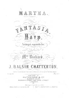 Martha: Fantasia for the Harp - J Balsir Chatterton