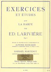 Exercices et ètudes pour la harpe Op. 9 - Larivière