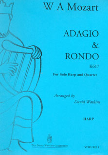 Adagio and Rondo K617 for Solo Harp and Quartet