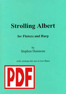 Strolling Albert for Flute and Harp - Download - Stephen Dunstone