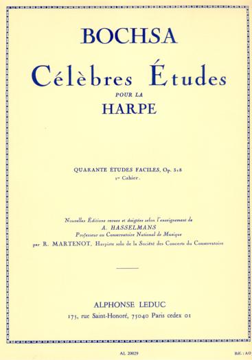 Célèbres Études Pour La Harpe: 40 Études Faciles, Op. 318 Cahier 1 - Bochsa