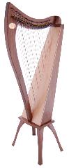 Dusty Strings FH 26 Lever Harp